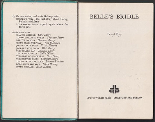 Belle's Bridle