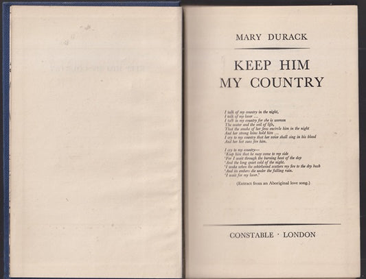 Keep Him My Country