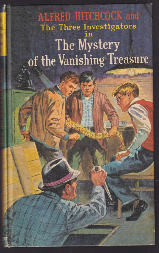 Alfred Hitchcock and the Three (3) Investigators in The Mystery of the Vanishing Treasure #22