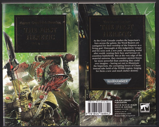 The First Heretic ( Horus Heresy #14: ) Fall to Chaos Warhammer 40,000