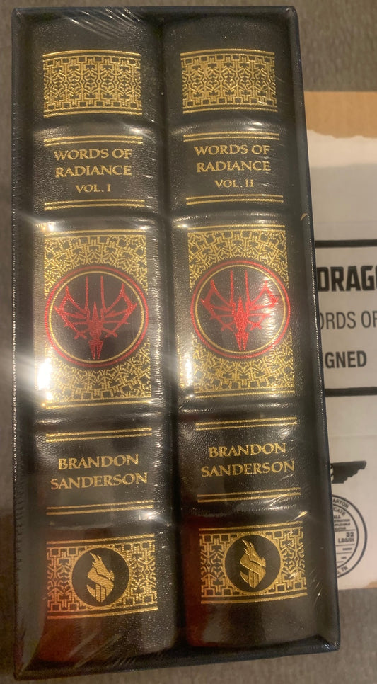 Words of Radiance Volumes 1 and 2 and Kickstarter Backer Pack (Signed)
