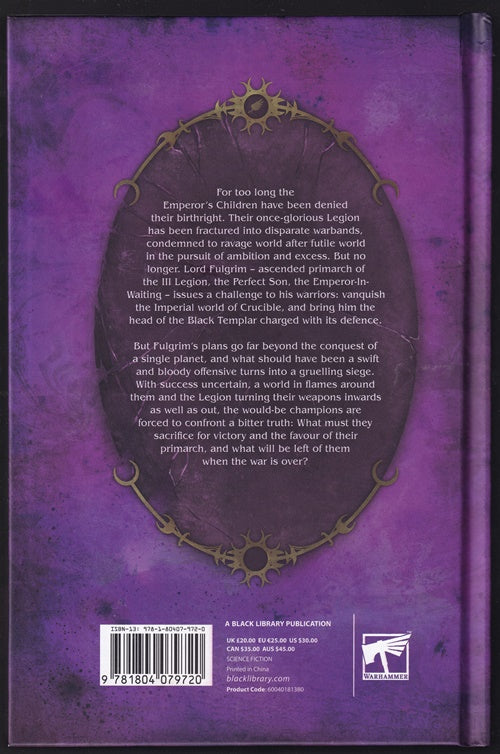 Fulgrim ; The Perfect Son (Warhammer 40k)