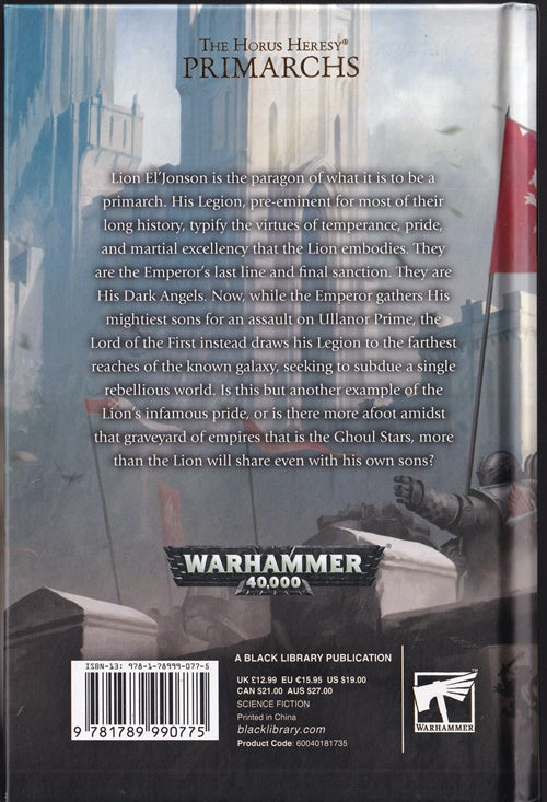 Lion El'Jonson: Lord of the First (The Horus Heresy: Primarchs) Warhammer 40k
