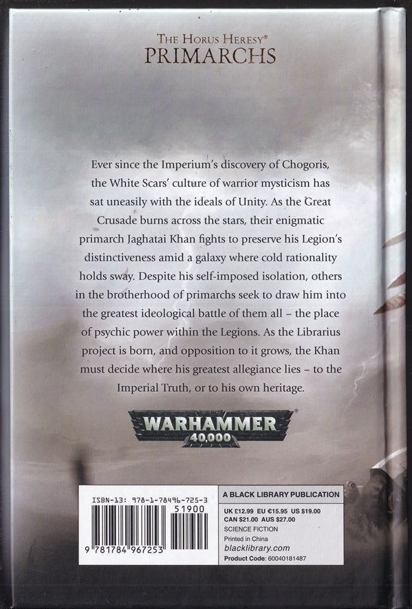 Jaghatai Khan: Warhawk of Chogoris (The Horus Heresy: Primarchs #8) Warhammer 40k