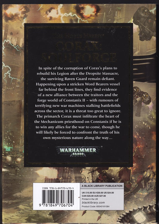 Corax: Soulforge - Victory is Vengeance: Horus Heresy (Warhammer 40,000 40K 30K)