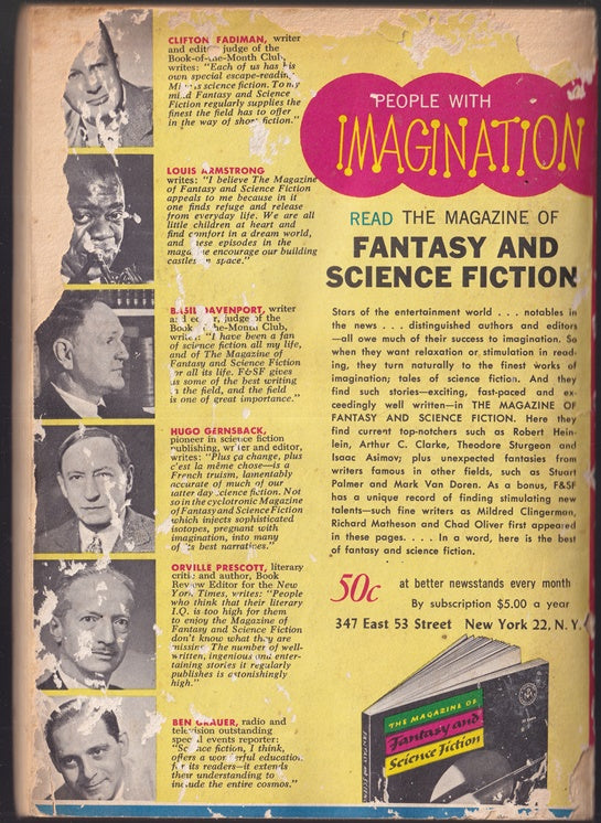 The Magazine of Fantasy and Science Fiction February 1966 177 Volume 30 #2 (Cudgel the Clever; Dying Earth)
