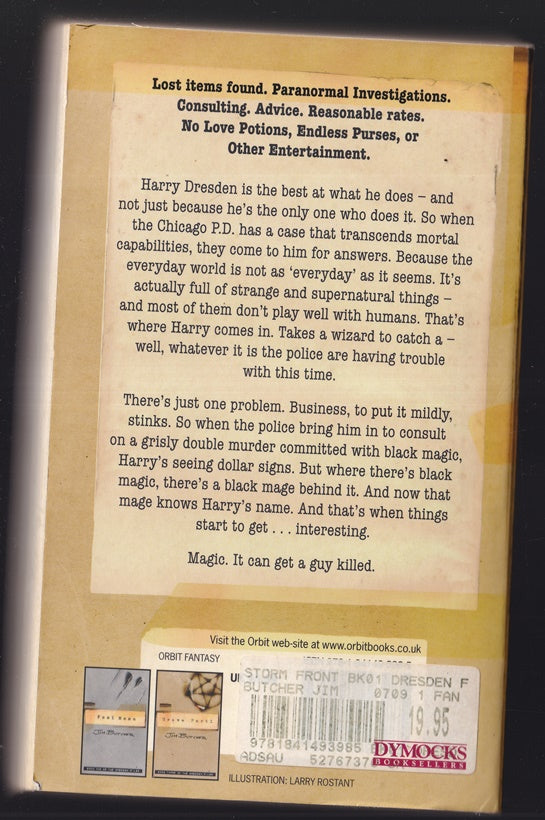 Storm Front Book 1 of the Dresden Files