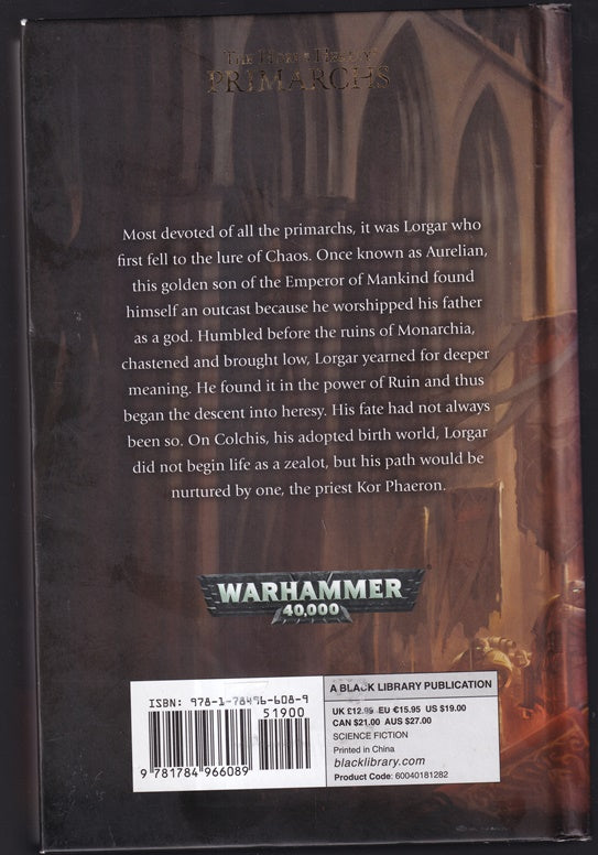 Lorgar: Bearer of the Word: Volume 5 (The Horus Heresy: Primarchs Warhammer 40k)