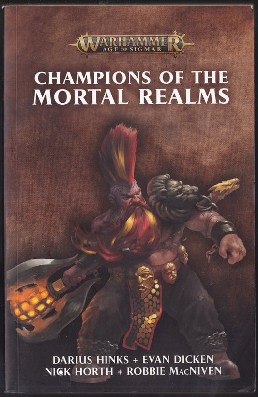 Champions of the Mortal Realms (Warhammer: Age of Sigmar) Features Gotrek Gurnisson