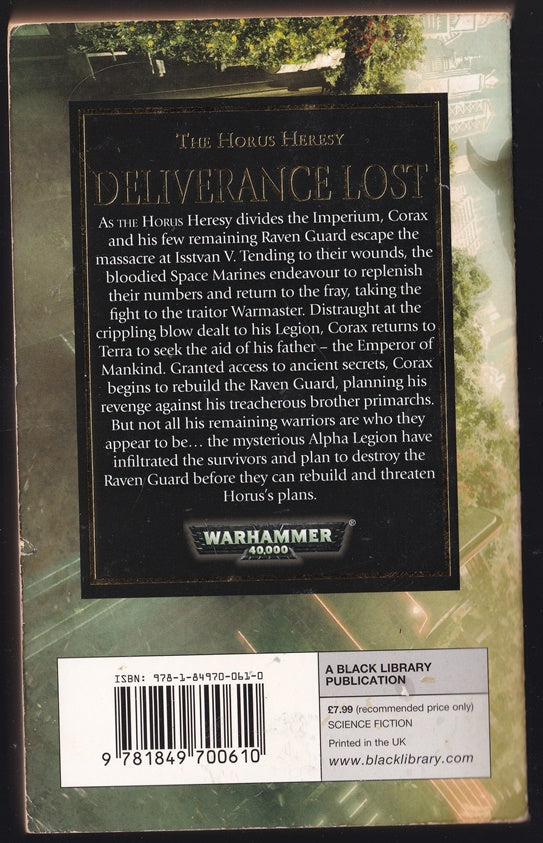 Deliverance Lost: Ghosts of Terra (Warhammer 40,000 The Horus Heresy #18 )