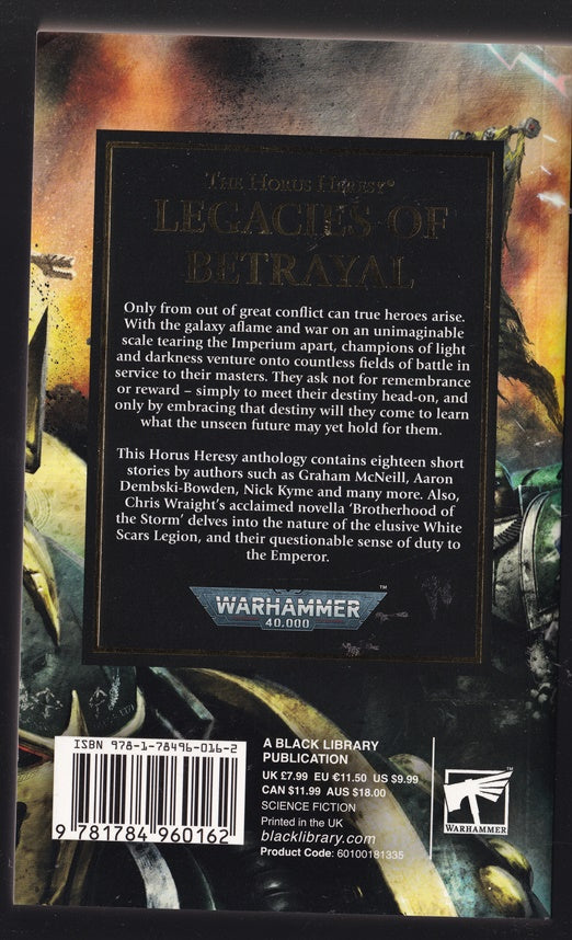 Legacies of Betrayal (31) (Warhammer : The Horus Heresy) Let the Galaxy Burn