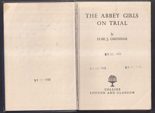 The Abbey Girls on Trial (Abbey #20)