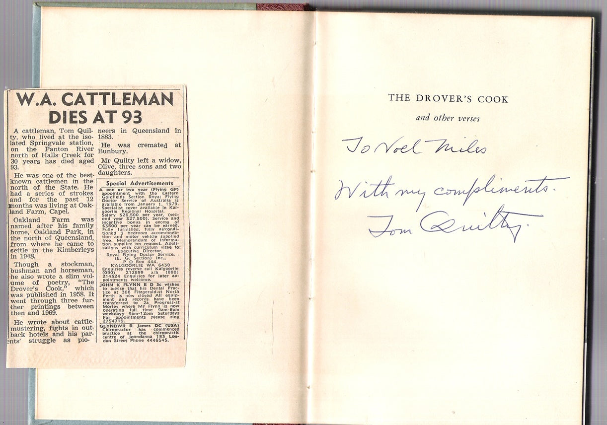 The Drover's Cook and other Verses