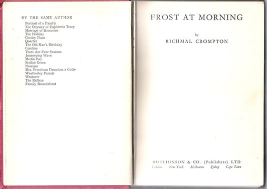 Frost at Morning
