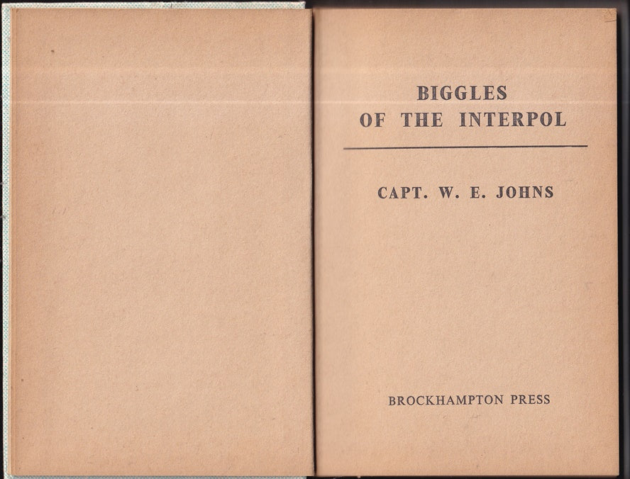 Biggles of the Interpol