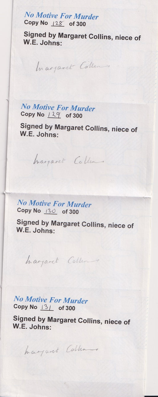 No Motive for Murder (Biggles Interest)