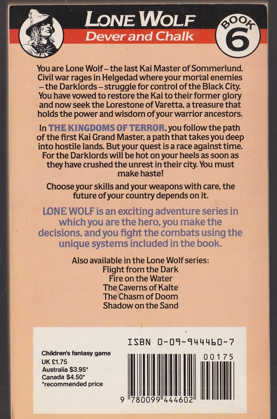 The Kingdoms of Terror: (Lone Wolf #6.)