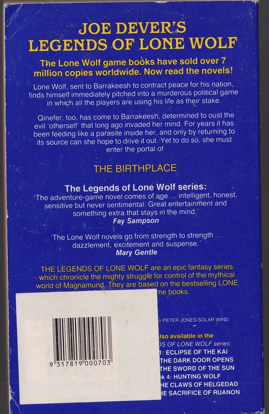 The Birthplace: (Legends of Lone Wolf # 7.)