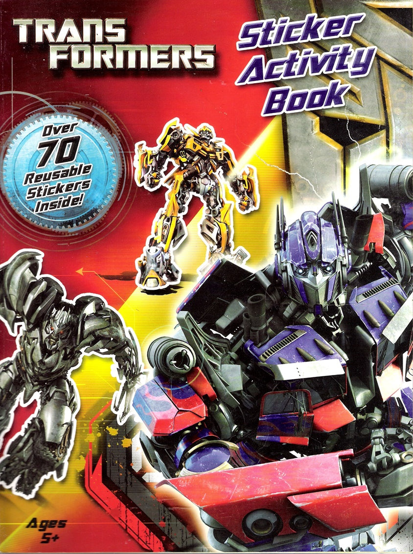 Transformers Sticker Activity Book