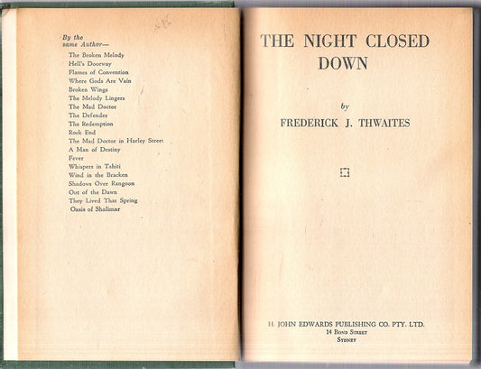 The Night Closed Down