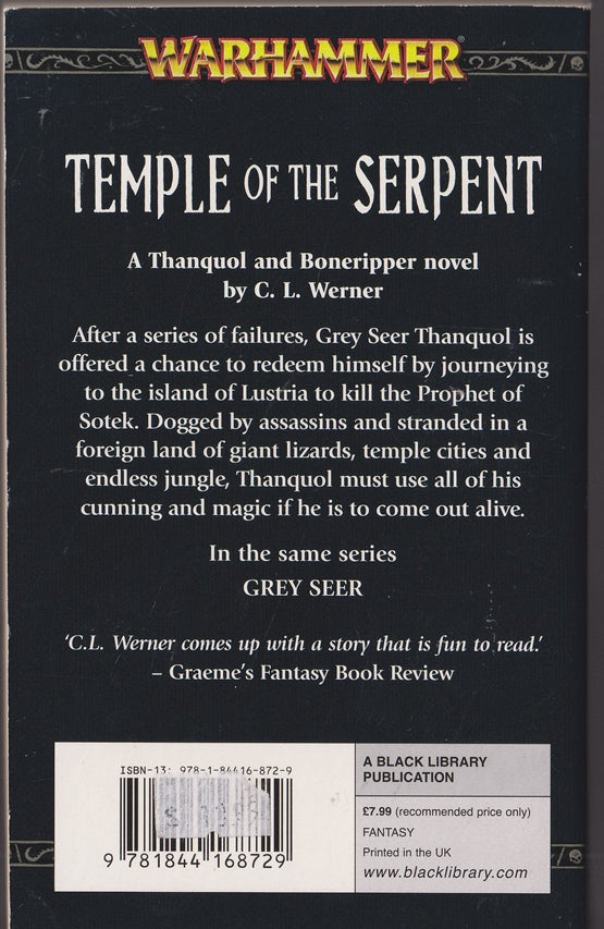Temple of the Serpent:  (Thanquol and Boneripper#2) Warhammer