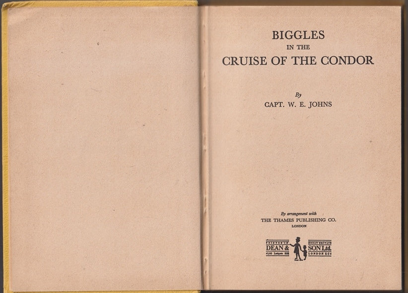 Biggles in the Cruise of the Condor