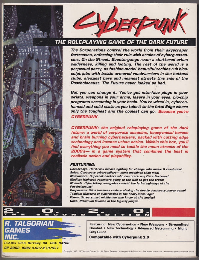 Cyberpunk 2020: The Roleplaying Game of the Dark Future