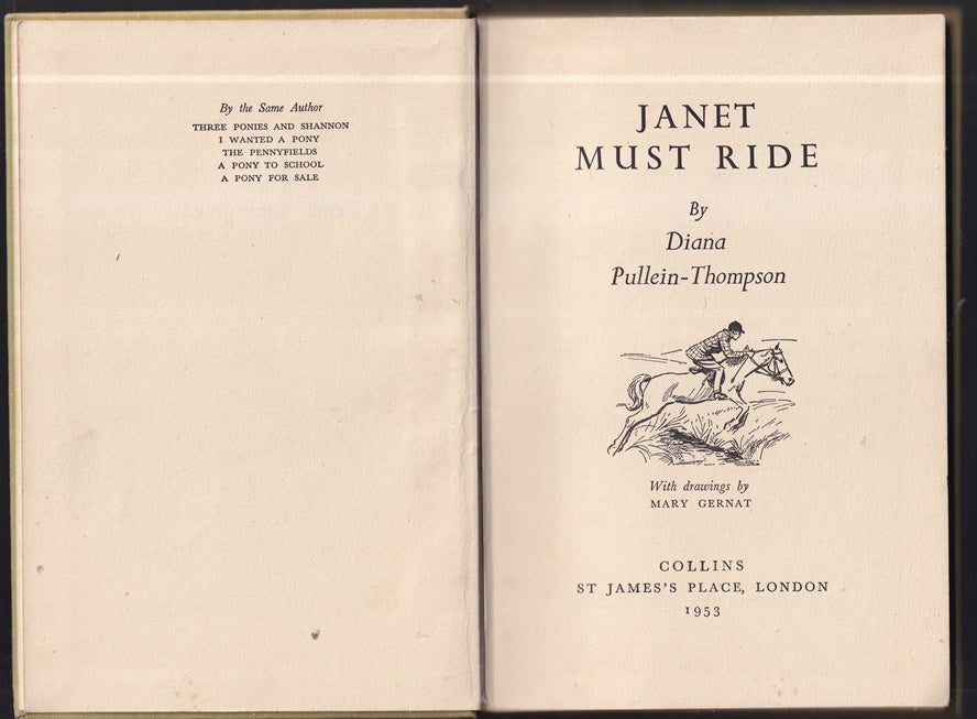 Janet must Ride