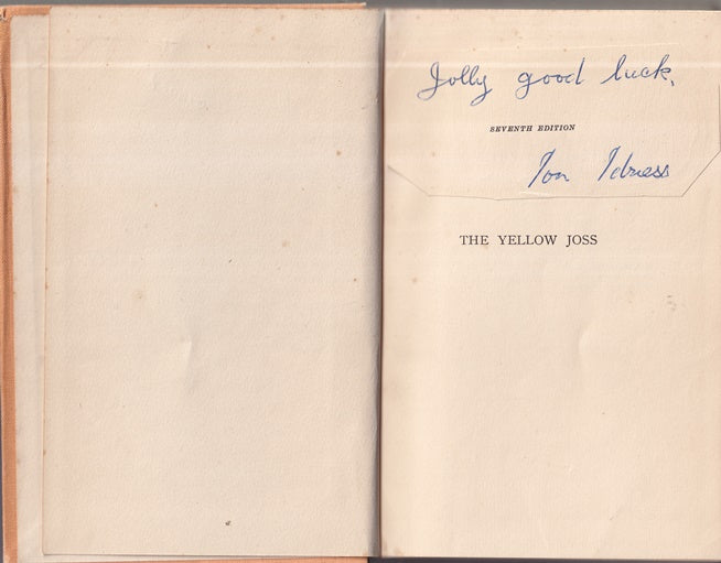 The Yellow Joss (Signed by Author)