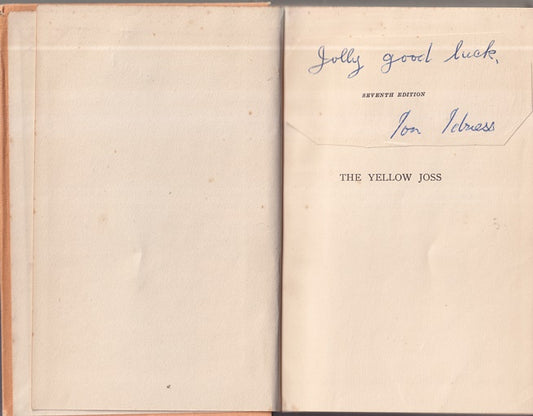 The Yellow Joss (Signed by Author)