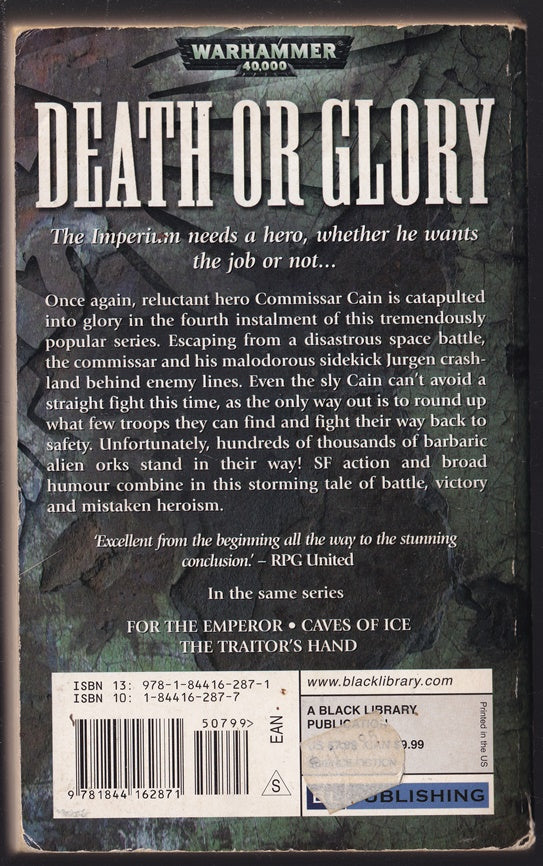 Death or Glory (Ciaphas Cain #4) Warhammer 40k