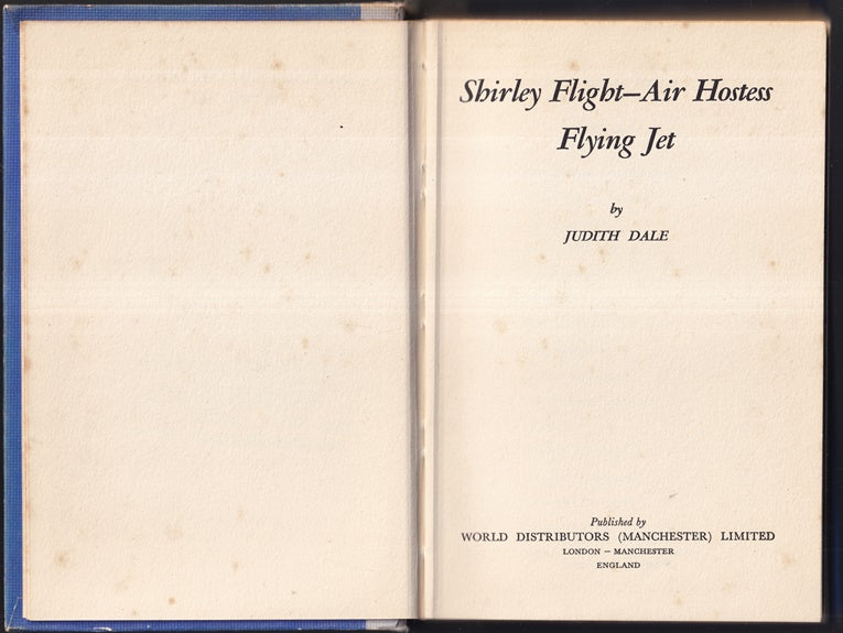 Shirley Flight Air Hostess in Flying Jet (Book 13)