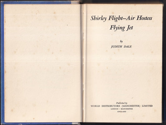 Shirley Flight Air Hostess in Flying Jet (Book 13)