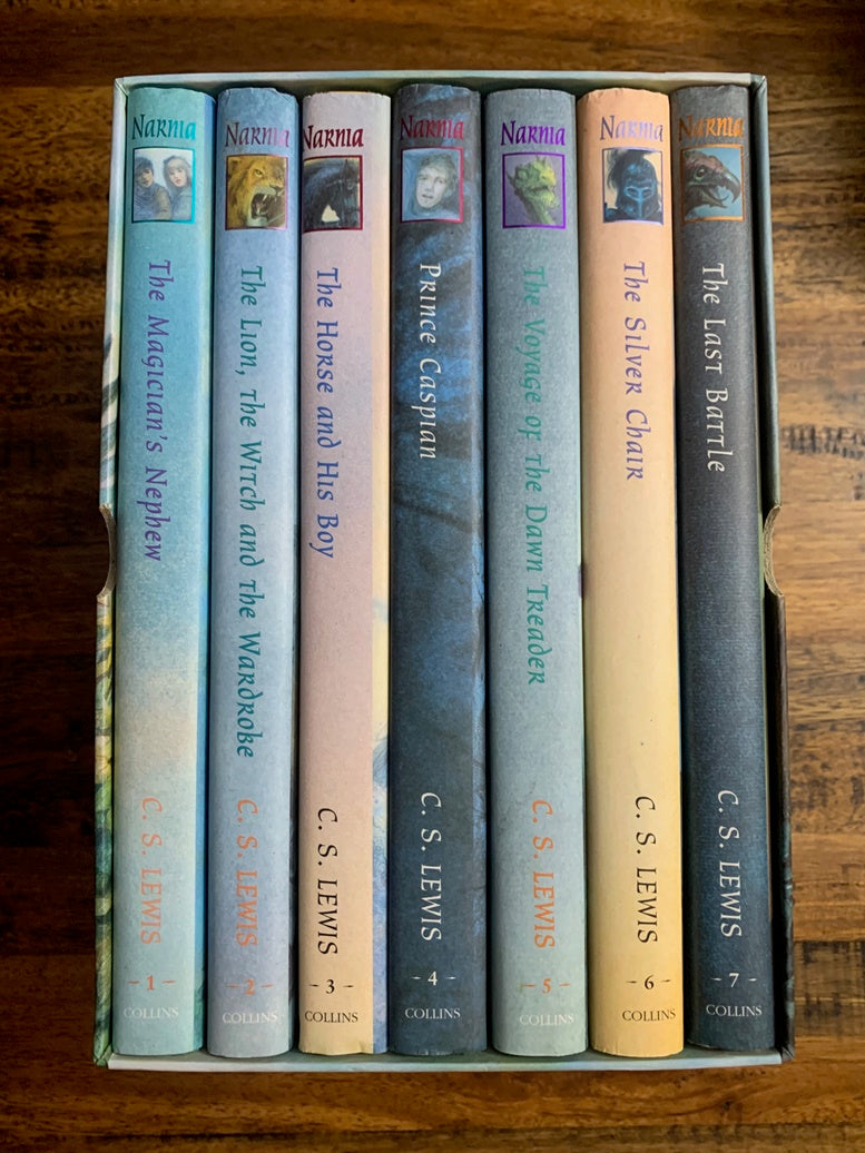 The Chronicles of Narnia ; The Magician's Nephew, The Lion, the Witch and the Wardrobe, The Horse and His Boy, Prince Caspian, The Voyage of the Dawn Treader, The Silver Chair, The Last Battle