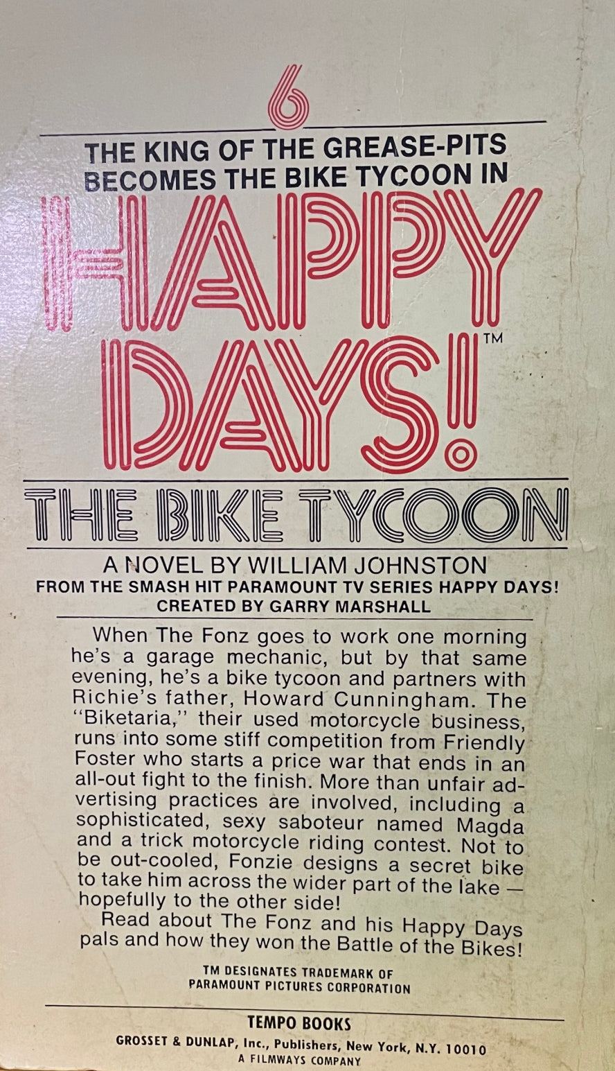 Happy Days 6 The Bike Tycoon
