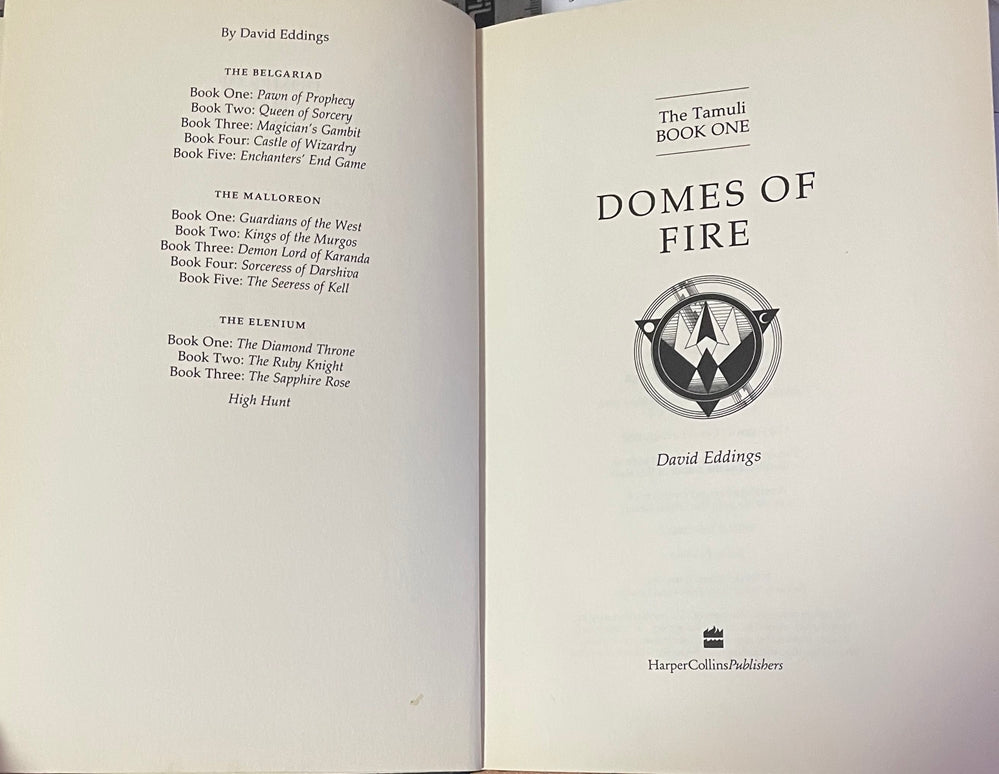 Domes of Fire Book 1 of the Tamuli