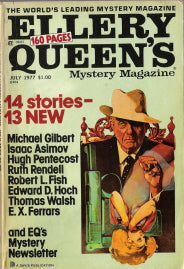 Ellery Queen's Mystery Magazine April 1977 Volume 70 #1