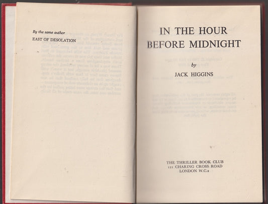 In The Hour Before Midnight
