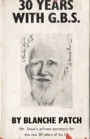 30 Years with G.B.S George Bernard Shaw