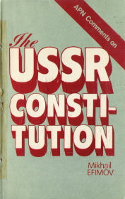 APN Comments on The USSR Consitution