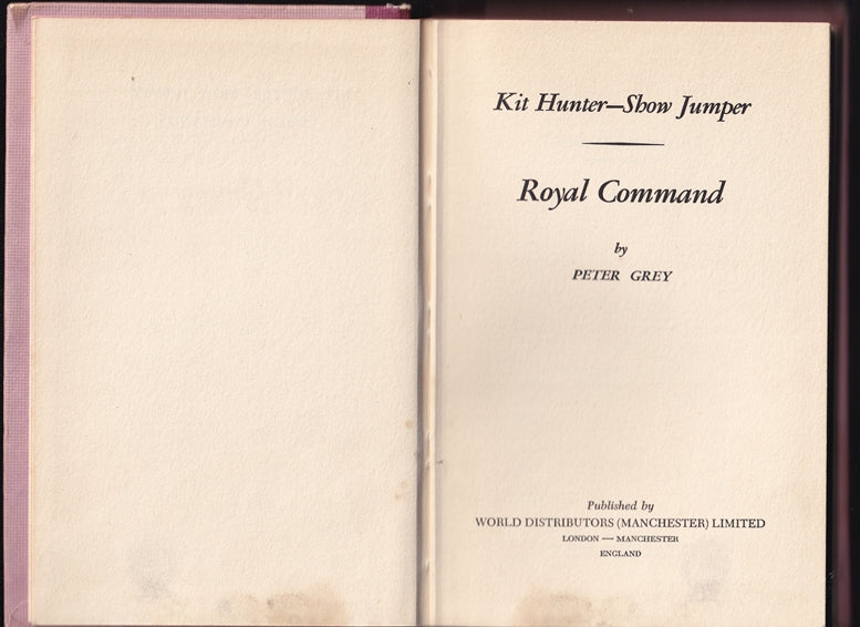 Kit Hunter Show Jumper in Royal Command