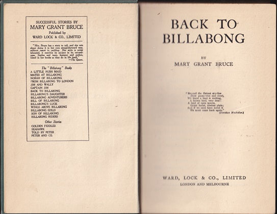 Back to Billabong (Billabong # 7)