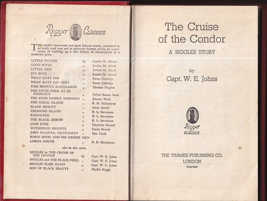 Biggles in the Cruise of the Condor