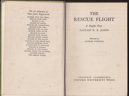 Biggles : The Rescue Flight