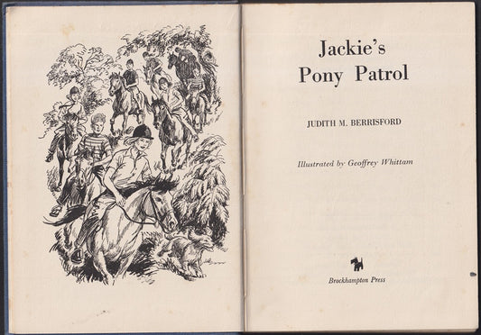 Jackie's Pony Patrol