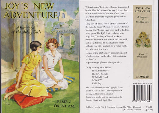 Joy's New Adventure A Romance of the Abbey Girls (Abbey #24)